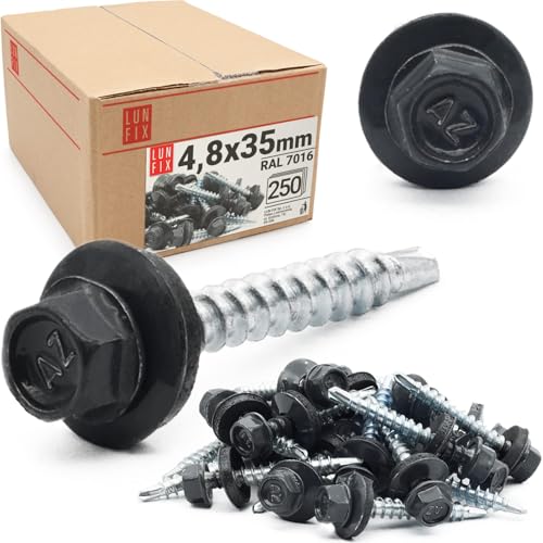 Lun Fix WFD-48035-7016-LF Blechschrauben 250 Stück