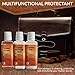 Leather Master Strong Leather Care Bundle - 250 ml Exceptional Leather Care Stain Remover, Protector and Polish Kit. Made to Clean Leather Accessories, Auto Detailing, Furniture, Handbags and Shoes