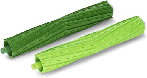 iRobot Roomba - Piezas de repuesto auténticas - e, i y j Series Reemplazo de doble superficie Cepillos de goma multisuperficie, verde