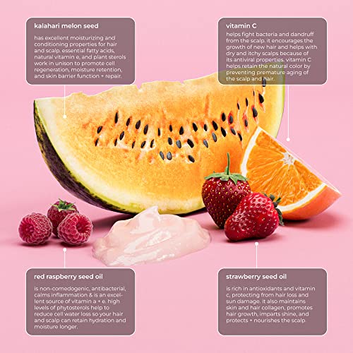 Adwoa Beauty Melonberry Frizz-Fighting Smoothing Hair Gel + Vitamin C, 8 Oz. #TOP3