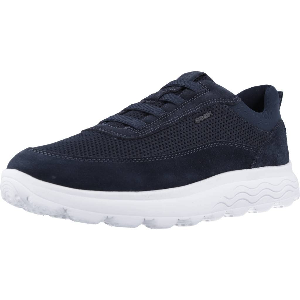 Geox Men's U Spherica A Trainers, Navy 10, 39 EU Schmal