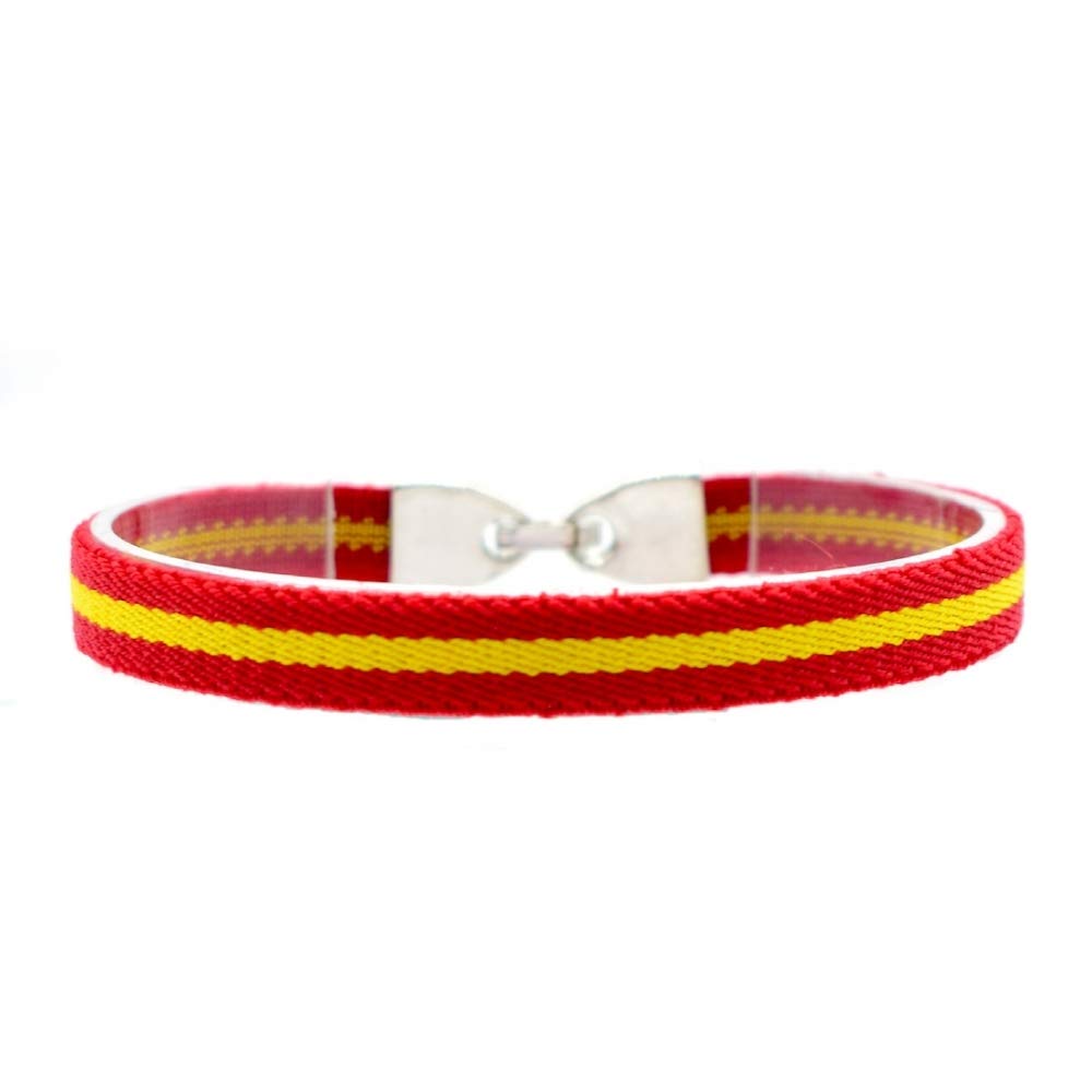 BDM Pulsera de España para Hombre y Mujer. Talla de 18 a 20 cm de muñeca.