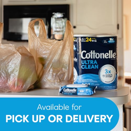 Cottonelle Ultra Clean Toilet Paper, 24 Family Mega Rolls=132 Regular Rolls - image 8