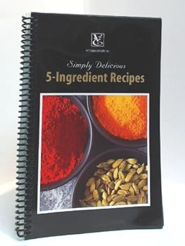 Spiral-bound Simply Delicious 5-Ingredient Recipes Book