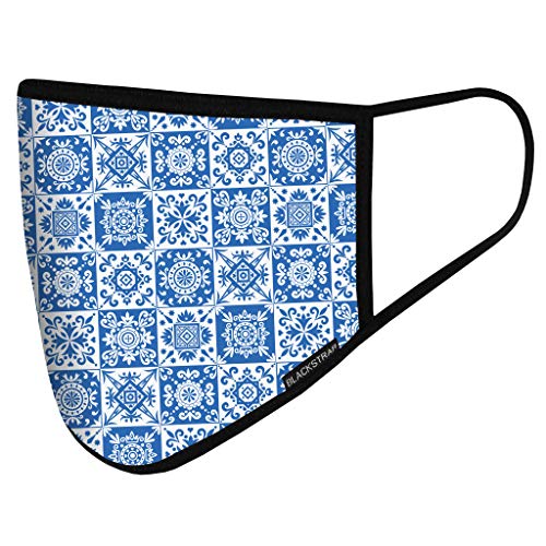 BLACKSTRAP Civil Facemask - Azulejo Blue | One Size