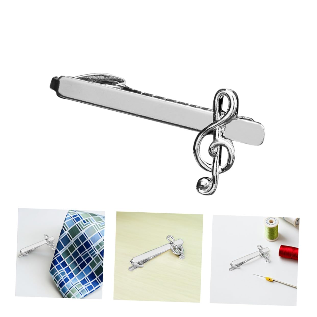 25 Piezas Clips de Corbata para Hombre con Musical Clip de Metal de Aleación de Zinc con Sujeción para Trajes de Negocios Formales Accesorio Elegante y Multifuncional