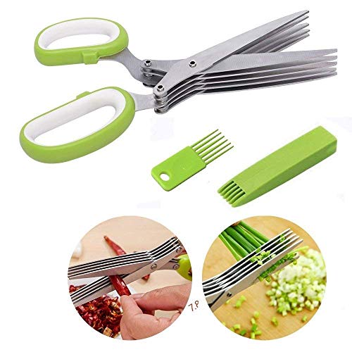 AWinEur Tailor Ciseaux 8 inch Green Herb Scissors