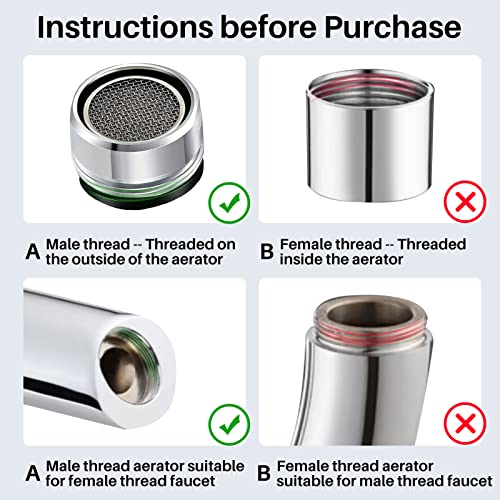 VABNEER 3 pezzi Filtro rubinetto accessori