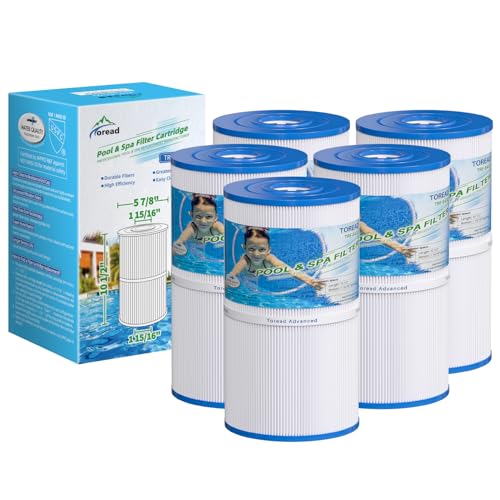 TOREAD Watkins 31489 Replacement Filter Compatible Pleatco PWK30 Unicel C-6430 Filbur FC-3915 P/N0969601 71825 73178 73250 30 sq. ft. Hot Spring Spa Filter (5)