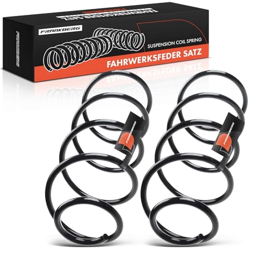 Frankberg 2x Muelles de chasis Muelles de suspensión Compatible con 307 Break 3E 307 SW 3H 307 3A/C C4 I LC C4 Coupé LA Replace#