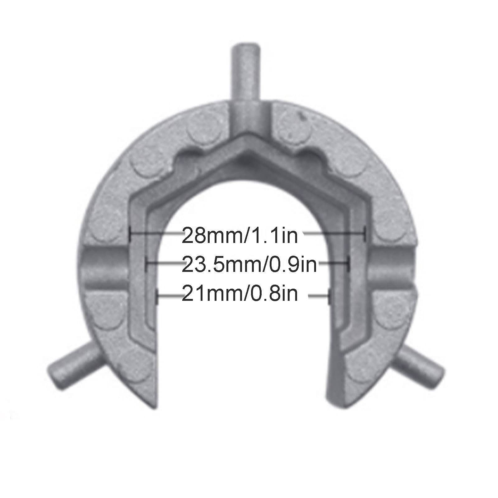 Juego De Llaves Para Tuercas De Grifo 8-14mm - Herramienta De Fontanería Para Fregaderos Y Lavabos | Incluye 6 Adaptadores