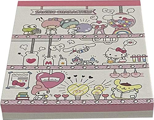Amazon.com: Yamanoshigyo Sanrio Characters Mini Block Notepad Memo Pad