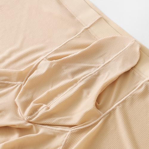 Mens Elephant Nose Boxer Briefs Ice Silk Trunks Super Thin Seperate Pouch Underwear3