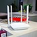 Tenda N600Mbps Smart WiFi Router, Wireless Router for Internet with Whole-Home Coverage, 4 * 6dBi High-Gain Omnidirectional Antennas&Beamforming, 3 LAN Fast Ports, Easy Setup&App Control(F9)