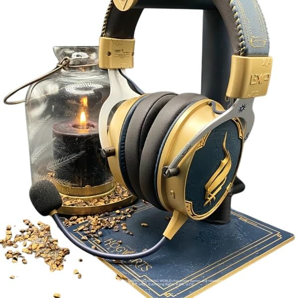 Lexip X Warner Hogwarts Legacy Casque Gaming sans Fil, Circum-auriculaire, Autonomie 28h, Micro Détachable, Compatible PS5/PS4/Switch/PC/Mobile
