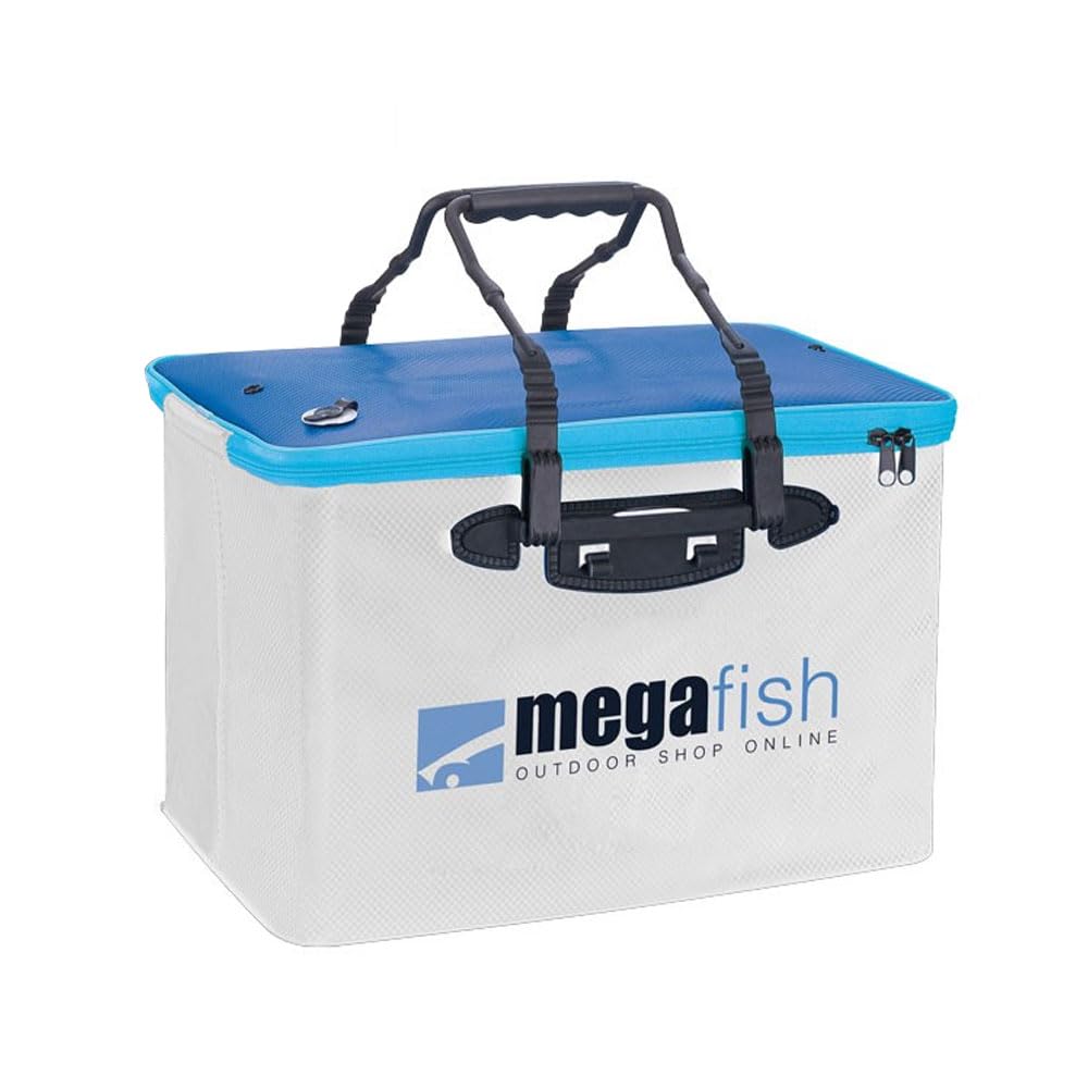 MEGAFISH EVA Waterproof Bag – Borsa Stagna Multiuso in PVC per Pesca in Mare e Acqua Dolce (cm 45x29x30-39 lt)