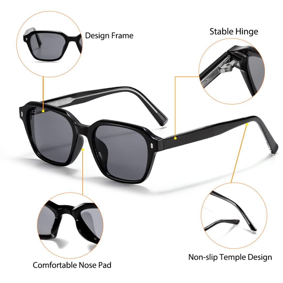Modne okulary przeciwsłoneczne dla mężczyzn i kobiet Tr-90 Frame Outdoor Uv400