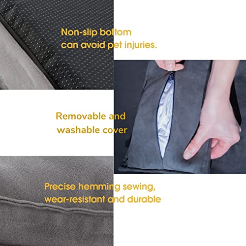HomeConic Hundebett orthopädisch mittelgroße Hunde - Memory Schaum Hundesofa, Hundebett waschbar, Schlafplätze & Möbel für Hunde, Katzenbett flauschig, Orthopedic Dog Bed Pets
