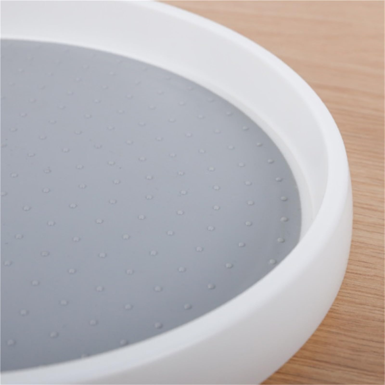 Organizador de especias giratorio 2 niveles, bandeja almacenamiento antideslizante for armario cocina, despensa, vajilla exterior para Nevera, Cocina(3.5x30.5cm)