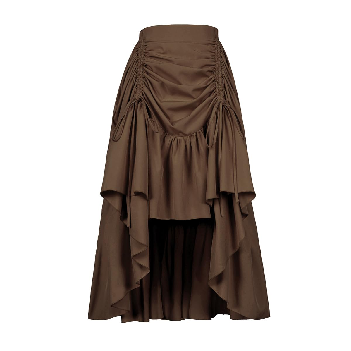 Qosivfey Women's Long Dress Gothic Steampunk Victorian Renaissance High Low Skirt - Review, Price and Buying Guide