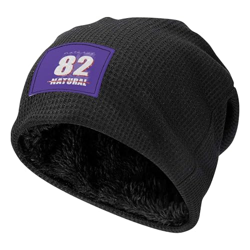 Bonnet d'hiver doublé polaire thermique pour sport de plein air et temps froid