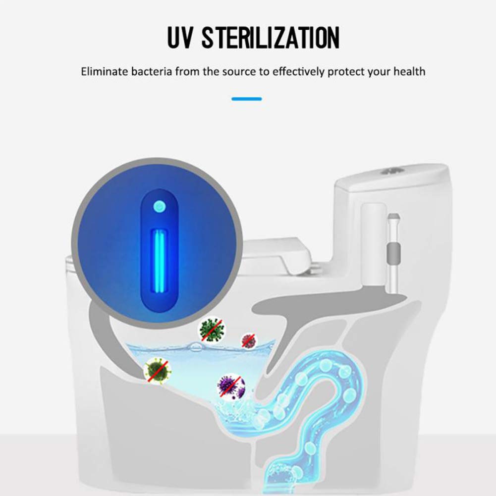 Lámpara UV, USB portátil recargable esterilizador ultravioleta del accesorio ligero, lámpara UVC Para el hogar higiénico,Gris