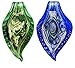 Linpeng Murano Glass Pendant/Curvy Puffy Pendant/Millefiori Chunky Pendant/ 3 Pcs Set
