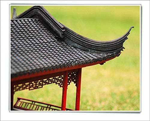 Warp United Peony Pavilion - 1/25 Classic Chinese Pavilion Suzhou Wood Architecture Model Kit
