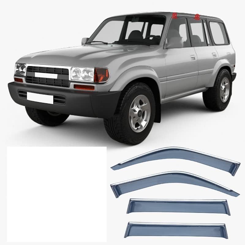 Déflecteurs de vent auto Toyota Land Cruiser visières de protection anti-pluie