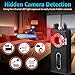 JMDHKK Hidden Camera Detector & Bug Detector – Magnetic Tracker & Wireless Signal Finder for Home, Office, Hotel, Car – Advanced Privacy Protection for Travel & Security(Black)
