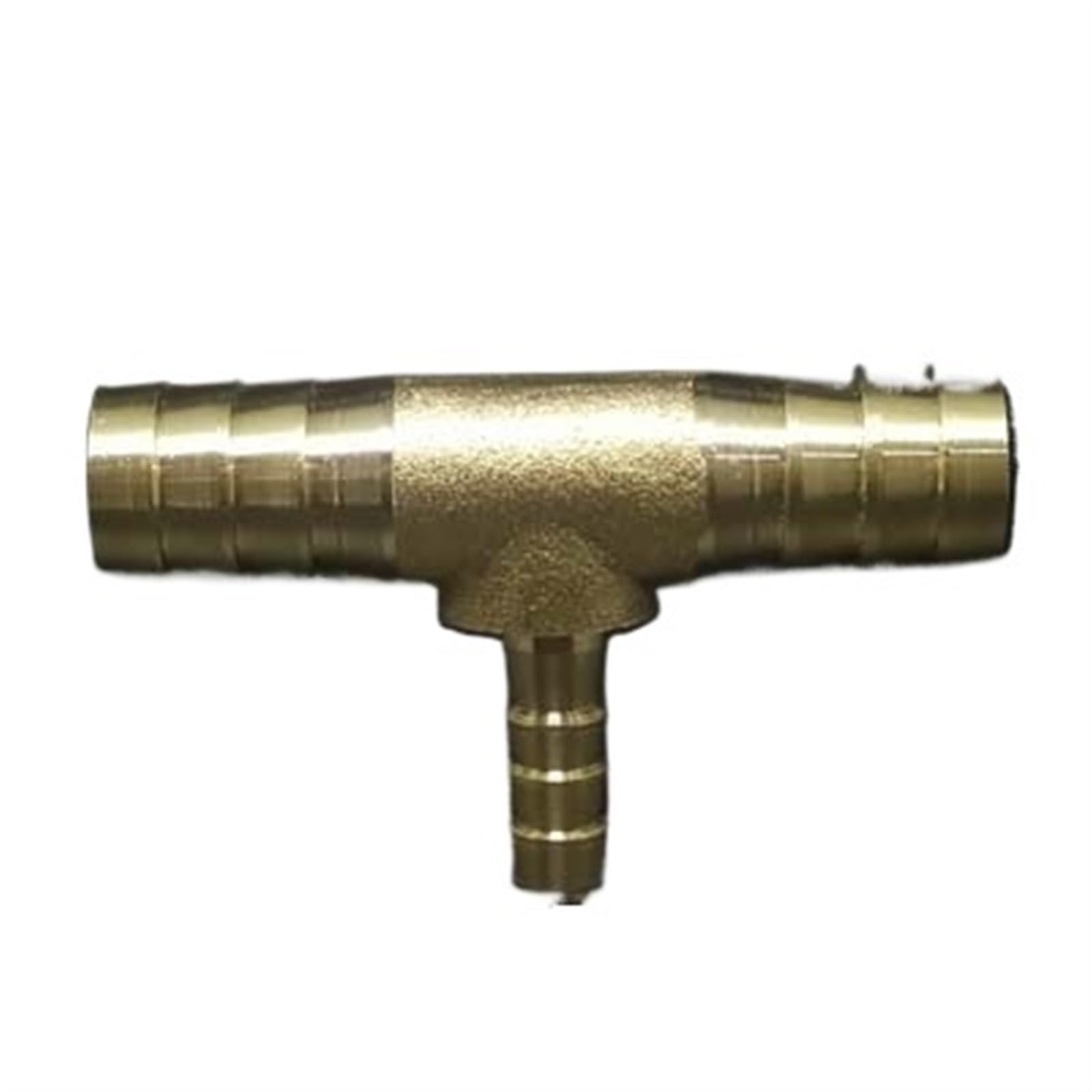 10PCS Messing Schlauch Barb Minderer Fitting T 3 Weg Splitter 12-6-12mm Wasser Gas