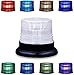 Produktbild LED Beacon Blitzlicht, Appow 8 Farben Rundumleuchte Blau Einstellbar Notfall Rotierenden Blitzlicht mit Remoter, Magnetische Basis für DC 12-90V Zigarettenanzünder Plug Fahrzeuge