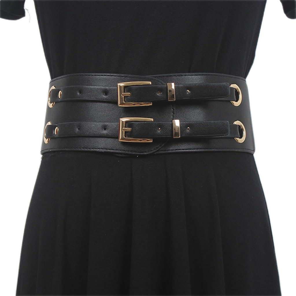 Elastic wide belt for women waist cover decoration all match dress sub belt elastic