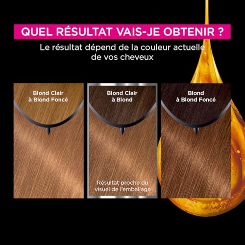 Coloration Permanente Sans Amoniaque 7.0 Blond Olia Garnier La Boîte - vue 8