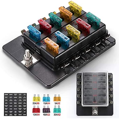 BUNKER INDUST 10-Way Fuse Box Cover