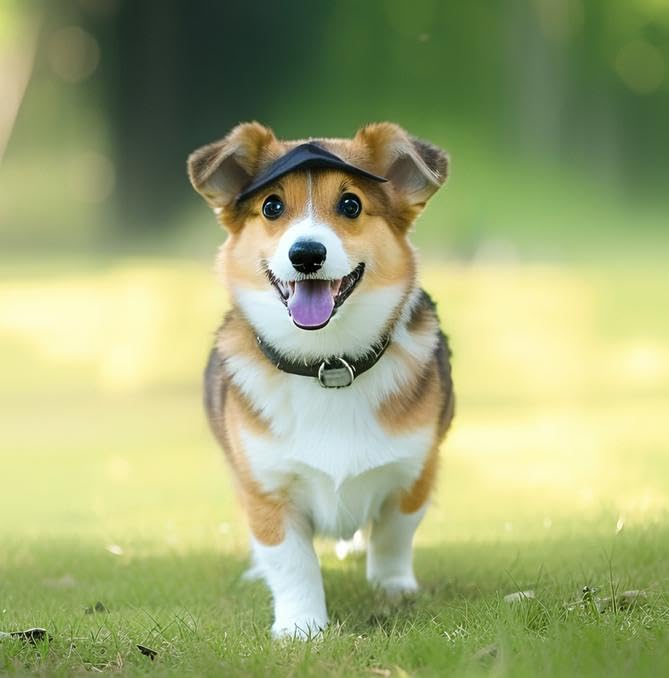 Baseballkappe für Haustiere, winddicht, für Reisen, Sport, Sonnenhüte für Welpen, große Hunde (Schwarz, S)