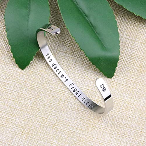 JoycuFF Inspirational Bracelets for Women Inspirational Cuff Bangle for Her with Engraved Message Christmas Birthday Gifts for Her - Image 7
