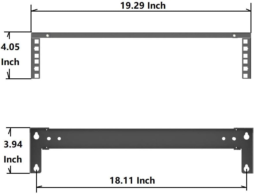 Bеѕt Dеаl Chеар 🛒 Jingchengmei (2 Pack) 2U Foldable 44 Pounds Loading Vertical Wall Mount Patch Panel Bracket Steel Underdesk Mountable Server Rack for 19inch Network, Server and Data Equipment, Black(2U2PC44P) Exсluѕіvе Jingchengmei (2 Pack) 2U Foldable 44 Pounds Loading Vertical Wall Mount Patch Panel Bracket Steel Underdesk Mountable Server Rack for 19inch Network, Server and Data Equipment, Black(2U2PC44P)