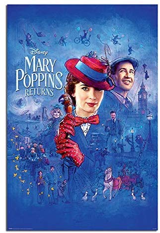 Amazon.co.jp: 映画ポスター メリーポピンズ リターンズ ディズニー