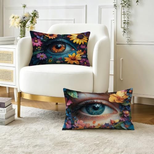Protège oreiller canapé rectangulaire 50x70 lot de 2 housse coussin imperméable - 2