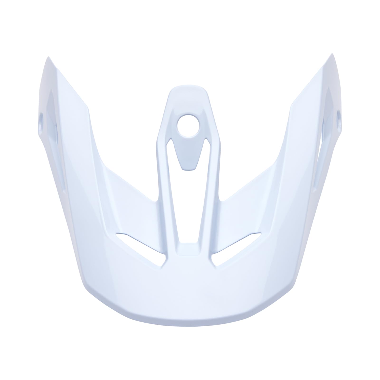 Fox Racing V3 RS Motocross Dirt Bike Helmet Visor, White, X-Large/XX-Large