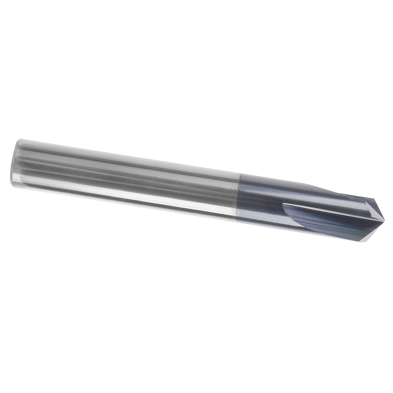 Garosa Wiertło do Fazowania z 3 Rowkami, ze Stali Wolframowej, Narzędzie do Fazowania 120° Obróbki Drewna i Cięcia Metalu (D10*120°*75L)
