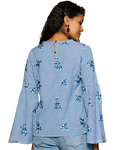 Image of Rare Women's Checkered Regular Fit Blouse