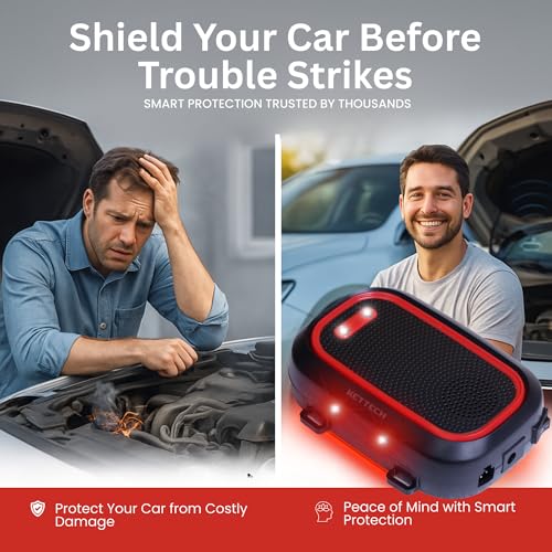 Image of 5th Gen Ultrasonic Rat Repellent | Breaks Rat Cycle Permanently | Universal Fit for Cars & Trucks, Homes & Commercial Spaces | IPX3 Waterproof | Protects Wires & Sensors | 95% Efficiency