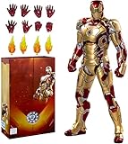 marvel legends iron man and iron spider 2 pack Incluye una bonita caja de regalo, una figura de acción de 17,78 cm, 4 pares de manos sustituibles, 4 efectos de llama y un soporte multiarticular.