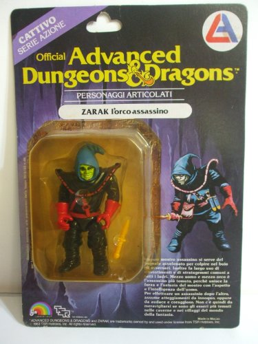1983 LJN TSR Dungeons and Dragons Zarak 3 1/2" Figure