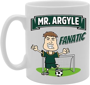 MG5838 MR Argyle Fanatic Novelty Gift Printed Tea Coffee Ceramic Mug