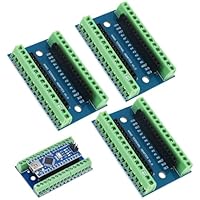 Nano Erweiterungsplatine 3er Set, Nano IO Shield V1.0 mit Schraubklemmen, Kompatibel mit Nano 3.0 und Älteren Versionen, für Prototyping und Bildungsprojekte