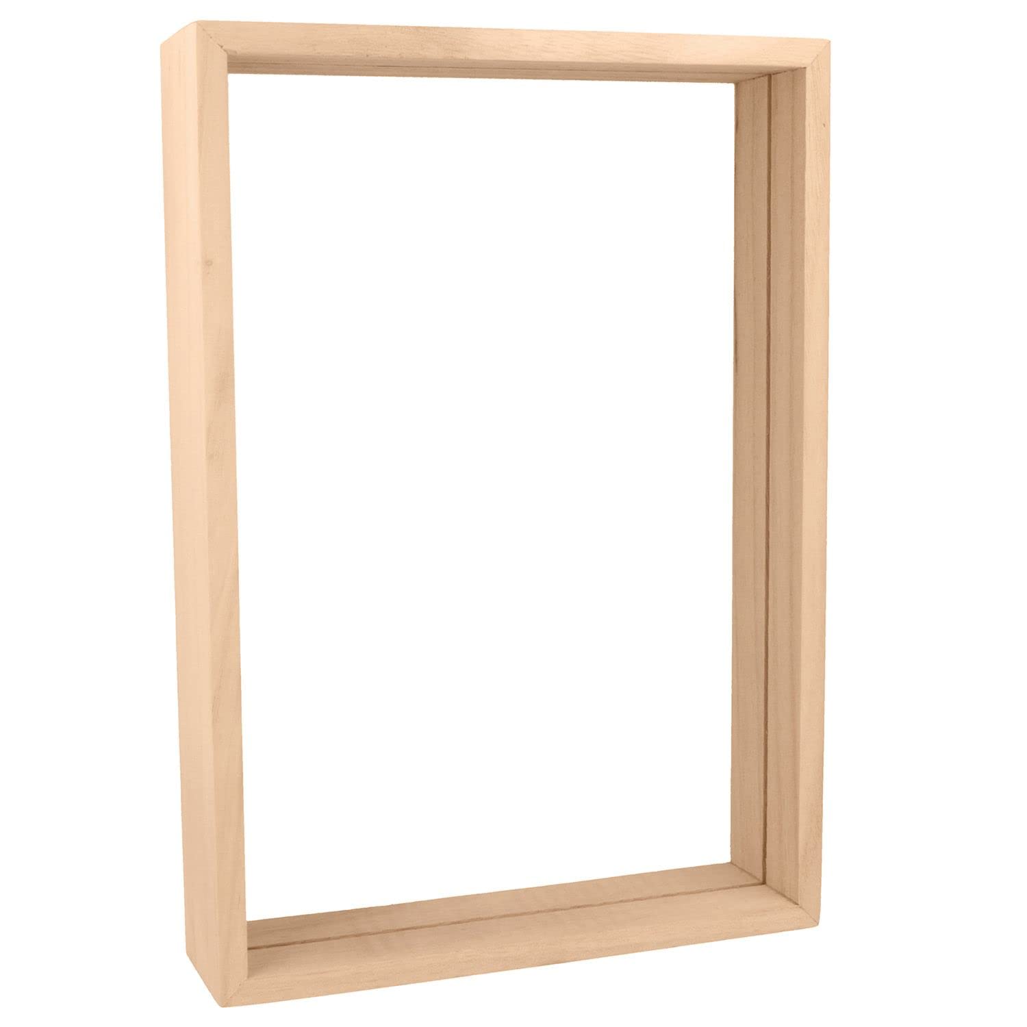 Cadre double face A4 en pin pour herbiers et photos de mariage sur table basse