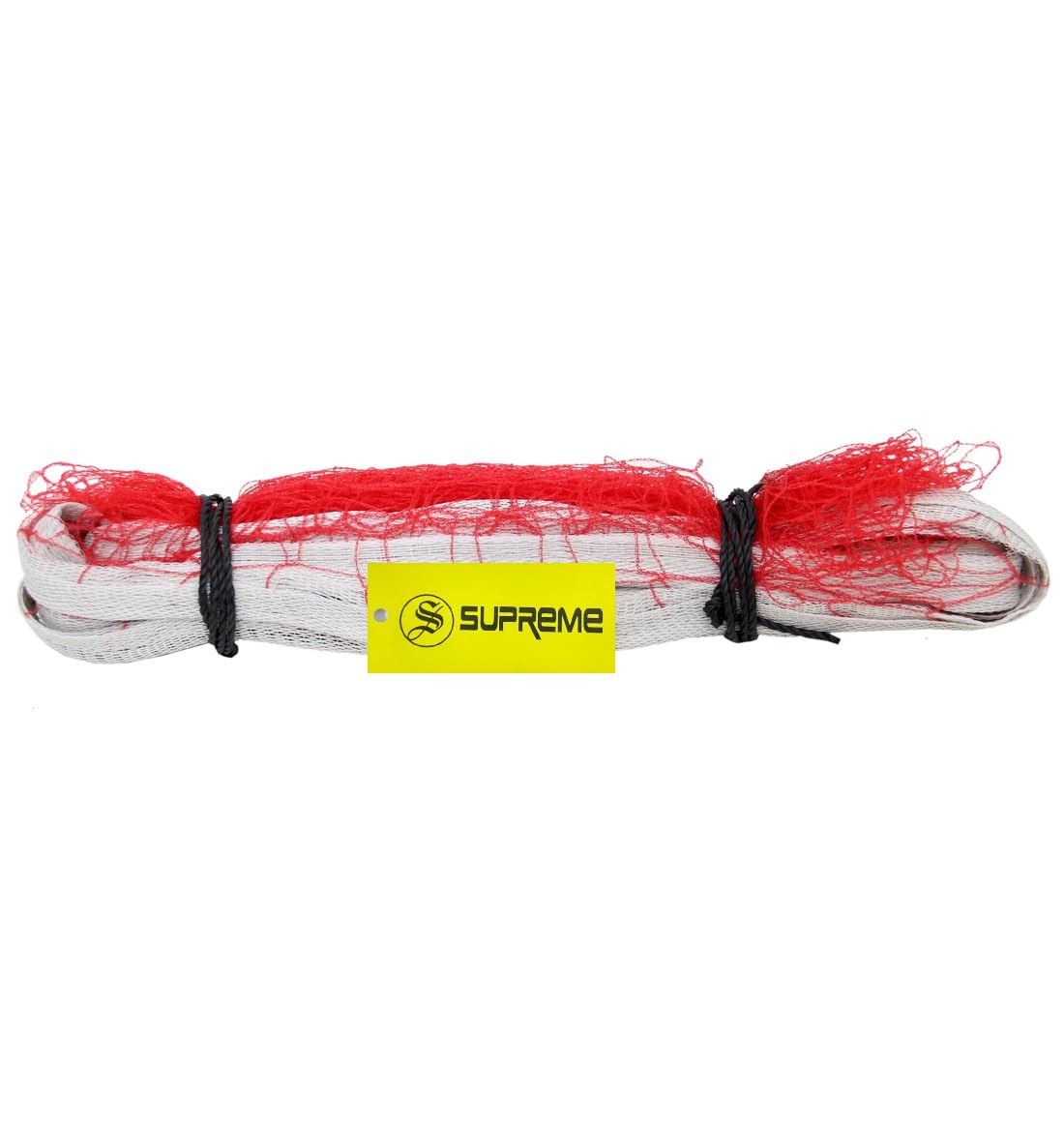 Badminton Net All Nylon (Pack of 1) Badminton Net (Red, White)-image-21